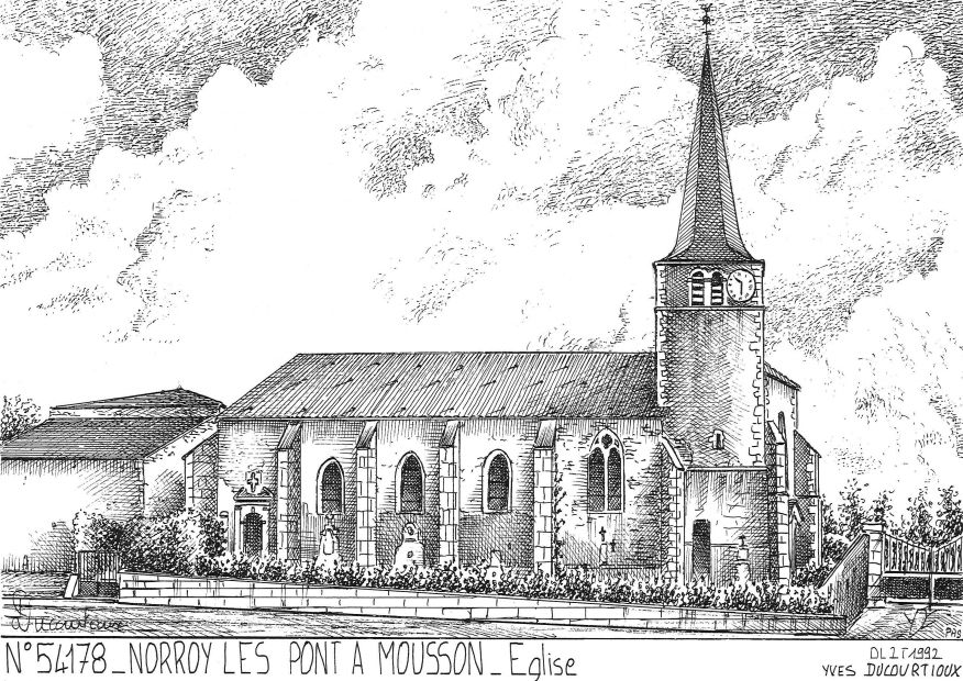 N 54178 - NORROY LES PONT A MOUSSON - glise